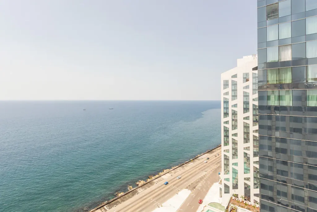 Open Atlantic view from Penthouse Atlantic Sea in Vedado