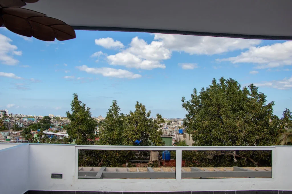 Elevated neighbourhood view from Villa Don