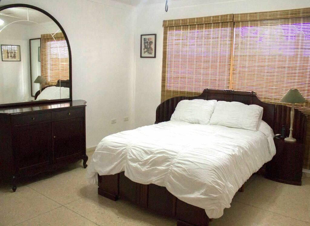 Spacious bedroom inside Villa Maison