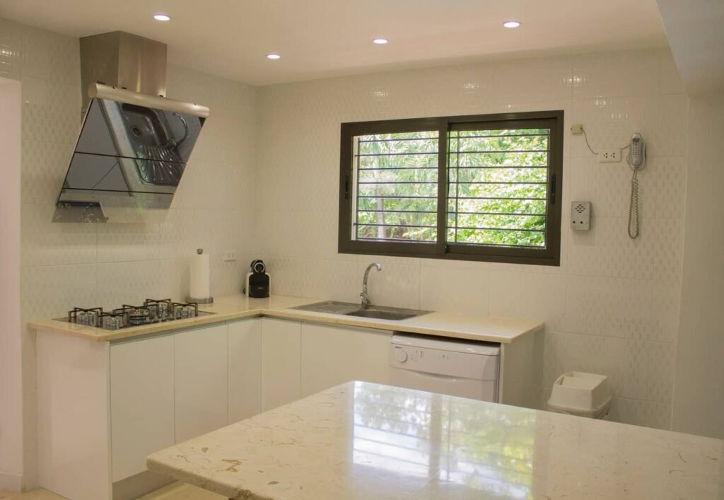Second view of Villa Maison kitchen