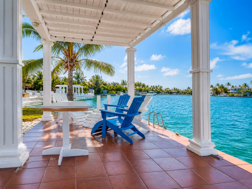 Sea view from Villa Palm Cay in Santa Fe