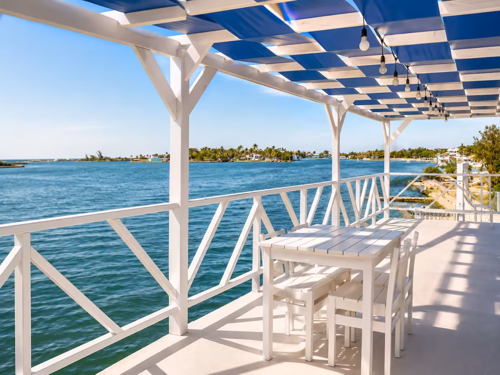 Sunset-facing coast at Villa Palm Cay