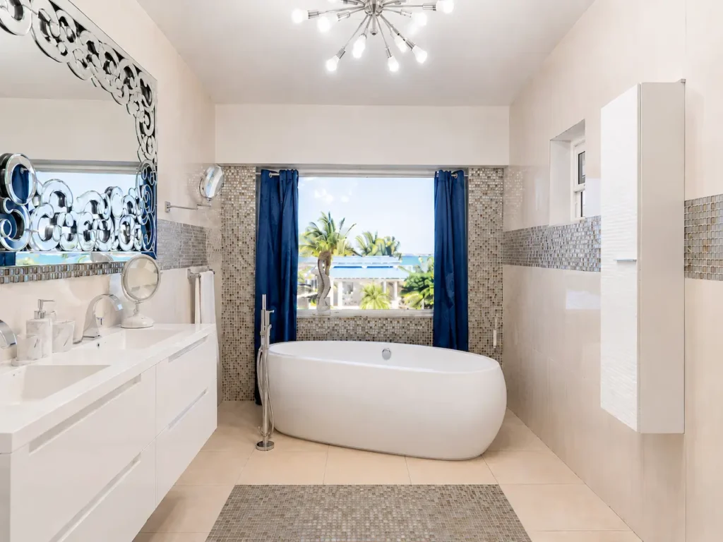 Bathroom interior at Villa Palm Cay